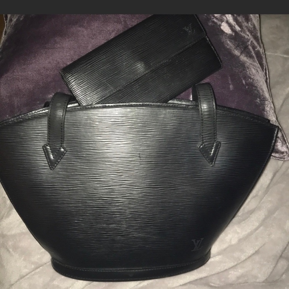 LV Epi leather bag and wallet